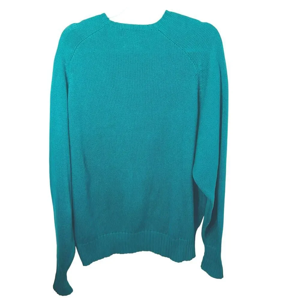 Polo Ralph Lauren men’s‎ XL crewneck long sleeve cable net vintage 80s sweater ￼